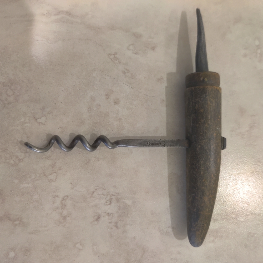 CJ Johnson Antique Corkscrew - Picture 2 of 6